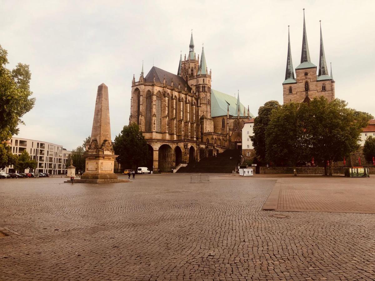 Ferienwohnungen Mey Haus Zum Rosenstock แอร์ฟวร์ท ภายนอก รูปภาพ