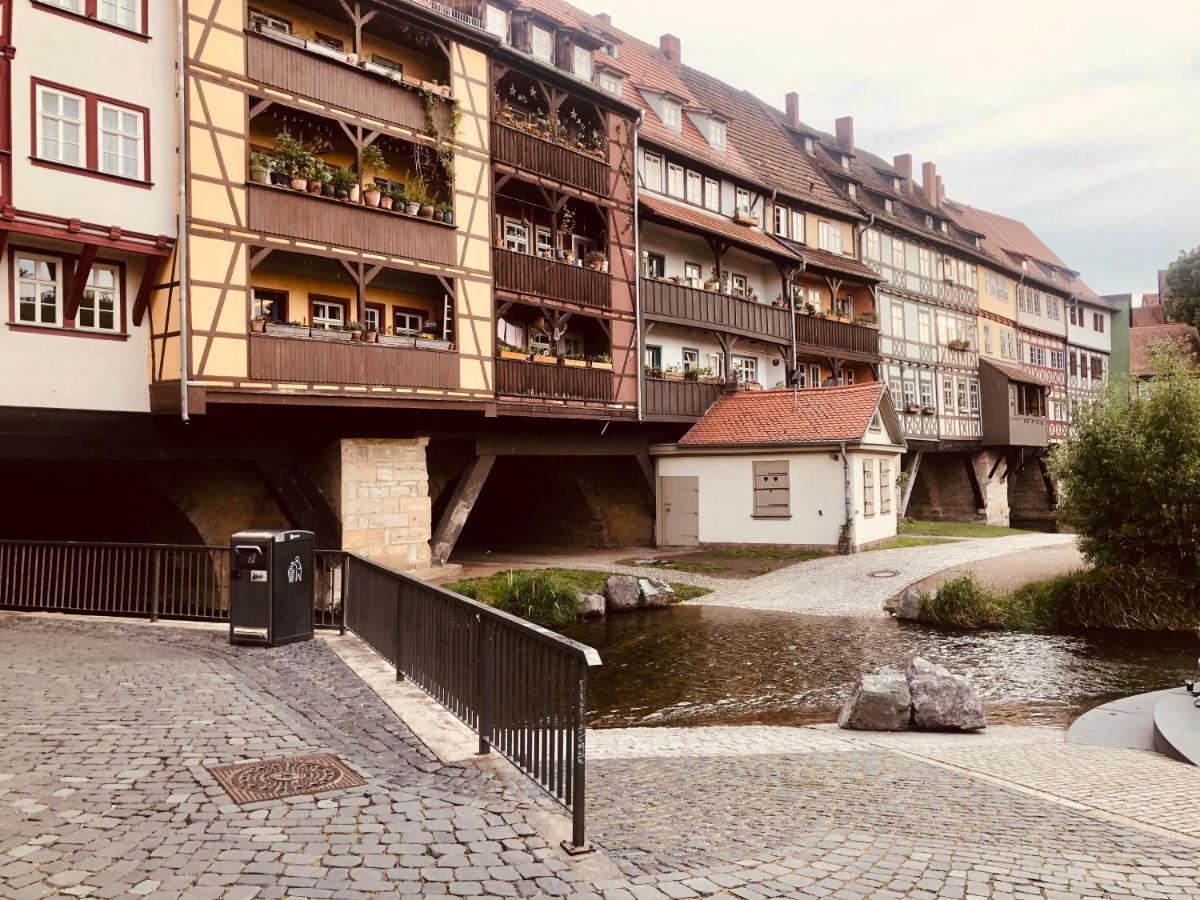 Ferienwohnungen Mey Haus Zum Rosenstock แอร์ฟวร์ท ภายนอก รูปภาพ