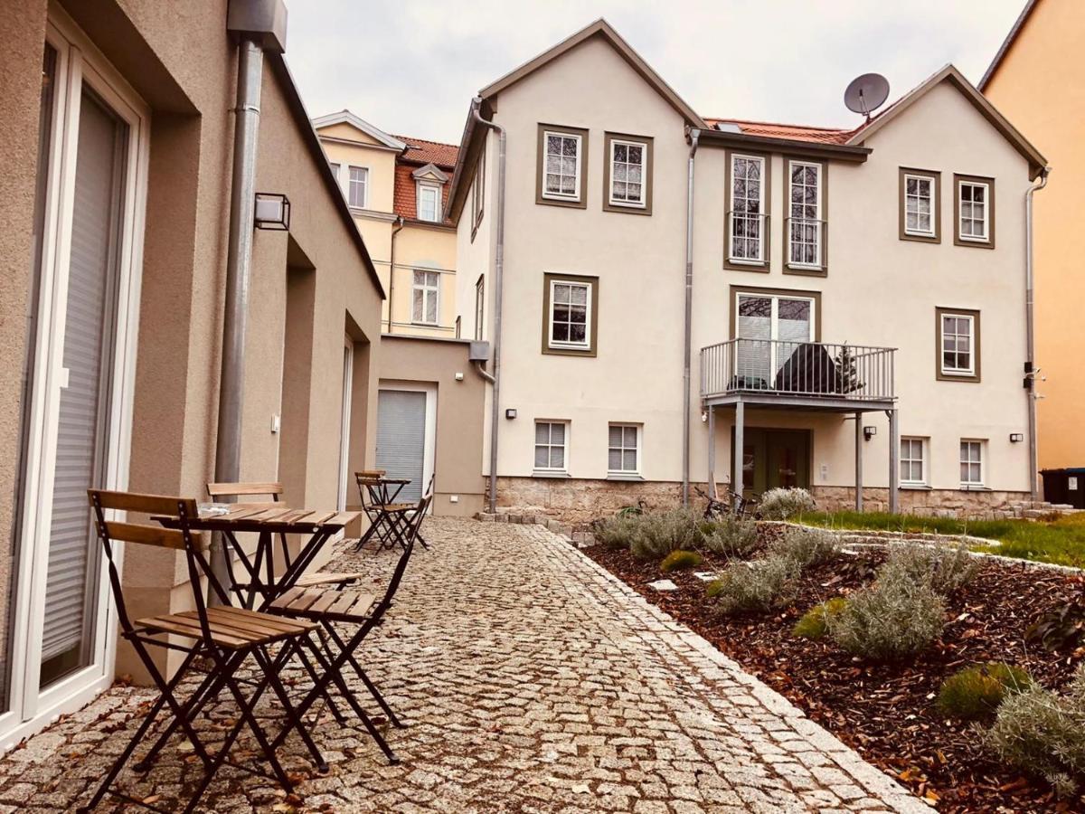 Ferienwohnungen Mey Haus Zum Rosenstock แอร์ฟวร์ท ภายนอก รูปภาพ